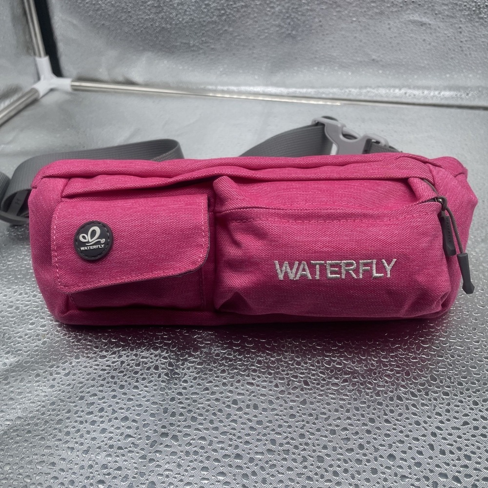 Waterfly Pink & Gray Belt /Sling Bag Outdoor Gear